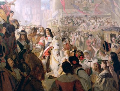 The Return of Charles II to Whitehall in 1660, 1867 by Alfred Barron Clay